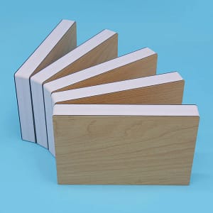 SGS High Quality White PVC Lamination Foam Board For Construction Model and Cabinet