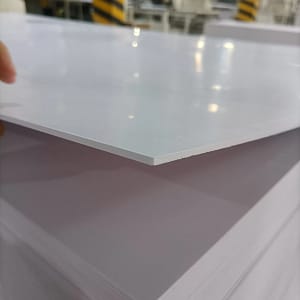 Waterproof White Fomex Wall Board Panel Celuka Plastic Sheets For Advertising