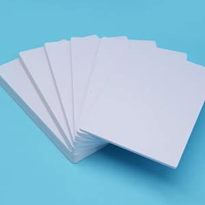 White PVC foam board for digital inkjet uv flatbed printing