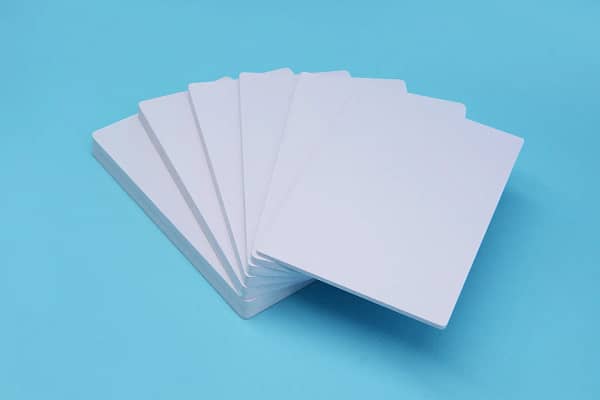 White PVC foam board for digital inkjet uv flatbed printing